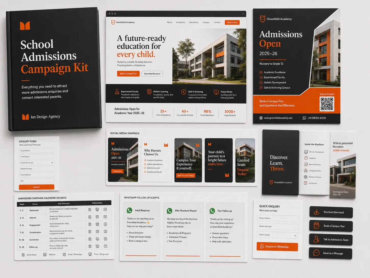 School Admissions Campaign Kit package visual