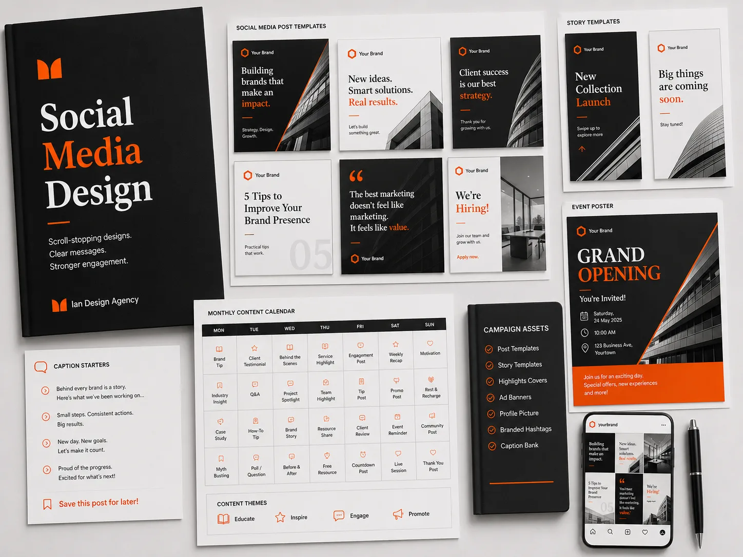 Social Media Design service visual